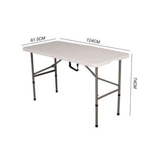 Hiện đại màu trắng gấp lên ngoài trời bảng sự kiện hình chữ nhật lễ hội Dã Ngoại Tiệc tiệc nhựa bảng - Product Image 2