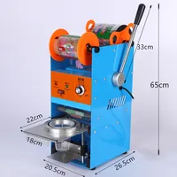 Semi-auto Cup Sealing Machine, Bubble Tea Cup Sealer