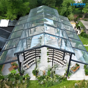 Tenda a baldacchino in stile cattedrale con struttura in acciaio e tessuto in PVC, design a campata libera per eventi <span class=keywords><strong>VIP</strong></span> di prestigio - Product Image 2