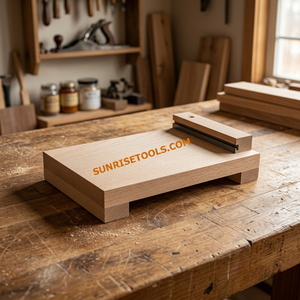 Banc de travail en bois pour bijoux avec crochet, station d'outils artisanale de forme irrégulière pour la fabrication de moules et d'échantillons - Product Image 5