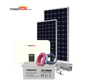 Home solar power system solar panels inverter meter Smart system 5kw 10kw 15kw 20kw off grid solar system Photovoltaic