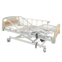Lit médical d'hôpital électrique manuel de rail latéral d'alliage d'aluminium avec la base de lit de fil