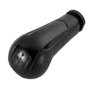 Pommeau de levier de vitesse Chevrolet en cuir noir, conception ergonomique pour accessoires de poignée de transmission de voiture - Product Image 5