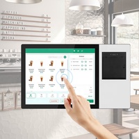 Sinmar-Tableta montada en la pared de 17 pulgadas para restaurante, tablet Aio Windows, Android Pos, con impresora térmica integrada