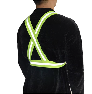 <span class=keywords><strong>Gilet</strong></span> de cyclisme réfléchissant haute visibilité Offre Spéciale Harnais de sécurité à logo personnalisable pour les cyclistes et les conducteurs mandataires - Product Image 6