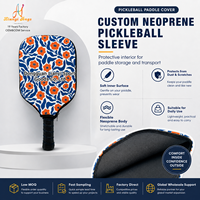 Sac de raquette de pickleball en néoprène OEM avec logo personnalisé et bandoulière pour fournisseur de cadeaux sportifs et fabricant d'articles sur mesure