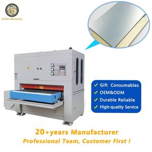 Macchina per Lucidatura e Levigatura a Nastro Largo RR1000mm con Motore da 11kW per Parti Metalliche, Sbavatura e Finitura di Lamiere e Fili - Product Image 1