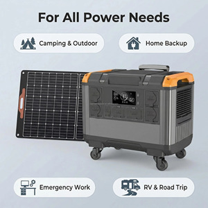 3000W 2688Wh Solar <b>Generator</b> EU Socket For Camping Ohne Stromanschluss Wilderness Campsite <b>Power</b> - Product Image 4