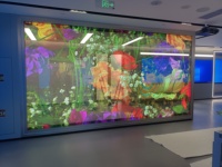Pantallas LED GPXP P3.91 para Publicidad en Interiores, Pantalla LED Holográfica 3D de Tamaño Personalizado, Ultra Transparente para Escaparates y Exposiciones