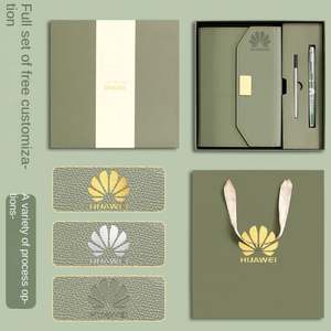 Fabricación al por Mayor de Artículos de Papelería para Oficina, Regalos Empresariales, Bolígrafo, Cuaderno de Cuero PU, Juego de Regalo Corporativo de Lujo con Logotipo Personalizado - Product Image 4