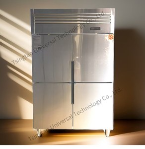 Congélateur vertical industriel de 1000 L, prix fascinant, four portes, refroidissement par air, en acier inoxydable, pour usage professionnel - Product Image 3