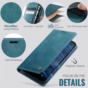 เคสหนัง CaseMe แบบพับได้สำหรับ 17 16 Pro Max Series/พร้อมฟังก์ชั่นตั้งวางโทรศัพท์, ฝาปิดแม่เหล็กแบบพับได้พร้อมช่องใส่บัตร - Product Image 6