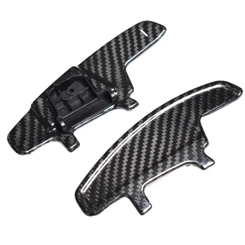 SK CUSTOM Lenkrad Paddle Shifter Extension Geeignet für VW Golf MK7 GTI Polo Scirocco Carbon Shift Paddles