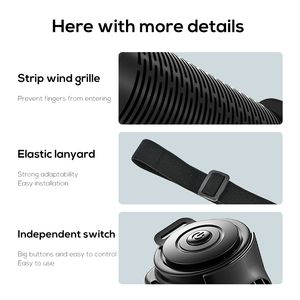 Ventilador de Refrigeración Portátil para Asiento Trasero de Coche Pluska CF02 Tipo-C, 3 Velocidades, Conexión USB, Ventilador para Reposacabezas Trasero de Coche - Product Image 5