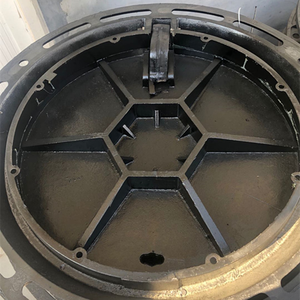 ציפוי אפוקסי עגול מרובע ברזל רקיע עגול מסגרת שקועה וכיסוי ביוב C250 D400 500MM 600MM 700MM - Product Image 5