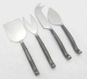Juego de cuchillos de queso de acero inoxidable de lujo, utensilios de Metal sostenibles para entretener, herramientas elegantes para servir fiestas, regalo al por mayor - Product Image 1