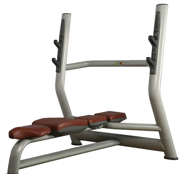 Offre Spéciale équipement de Fitness Commercial/équipement de gymnastique banc Horizontal ASJ-A031 bons matériaux technologie strict piste lisse