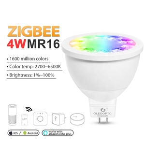 Bombilla de Control Inteligente MR16, Foco LED de Color RGBW, MR16, ZigBee, Luces de Color Inteligentes, GU, 5,3, 12V, ZigBee, Bombilla de Control Inteligente, 1 Unidad - Product Image 1