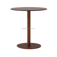 Table d'extérieur HPL Lifepursue Sync Color avec base en acier mince