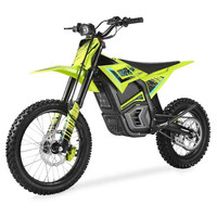 Moto tout-terrain électrique EM5 Pro 5600W 60V 27Ah, double suspension robuste, freins hydrauliques, roues 17/14