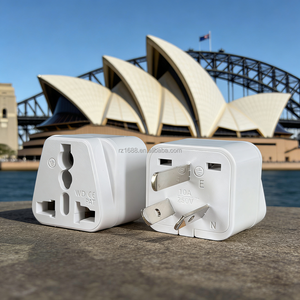 Adaptador de Enchufe de Viaje de 3 Puntas para <span class=keywords><strong>Australia</strong></span>, Convertidor de Corriente de Enchufe Australiano a Enchufe de Reino Unido/EE. UU./UE para <span class=keywords><strong>Australia</strong></span>, China, Nueva Zelanda, <span class=keywords><strong>Argentina</strong></span> - Product Image 4