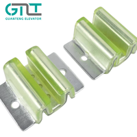 Patins de guidage de contrepoids de type W et M 86*10/16mm pour ascenseur Mitsubishi, patins de guidage coulissants, pièces de rechange pour rail de guidage d'ascenseur