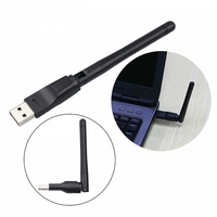 Adaptador USB 2.0 de 2.4 GHz, Tarjeta de Red Inalámbrica Wifi de 150 Mbps con Antena, Chipset Ralink MTK 7601 para Computadora Portátil, Venta al por Mayor