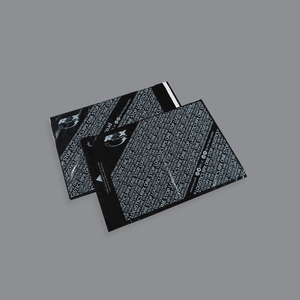 Sobres de Polietileno LDPE Reciclables y Duraderos, Impresos en Negro, con Cierre Autoadhesivo para Envíos Seguros de Comercio Electrónico, Empaquetado Personalizado - Product Image 1