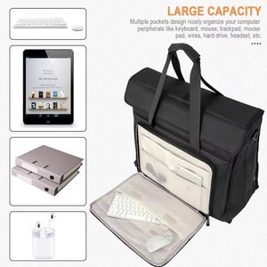 Maletín de Viaje para Portátil, Bolsa para PC, Bolsa de Almacenamiento para Suministros de Oficina, Bolsa de Transporte de Buena Calidad de China, Muestra Gratis - Product Image 3