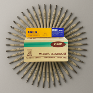 Électrode de soudage en acier doux Kim Tin E6013 2,5 mm 3,2 mm Boîte de 2 kg AC DC pour usage industriel - Product Image 5