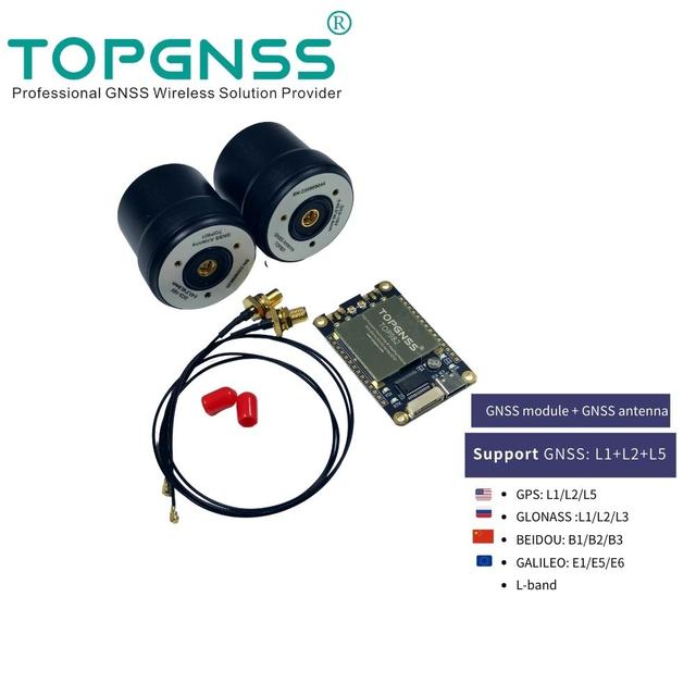 TOP982 NEW RTK High Precision GNSS Module + Antenna Full Frequency L1 L2 L5 GPS GLONASS GALILEO BDS PPS UAV UGV USB TTL TOPGNSS