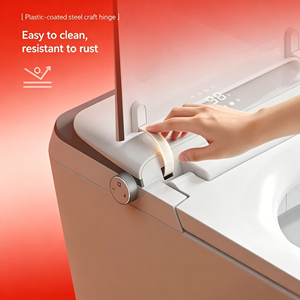 Inodoro Inteligente Moderno con Bidé, Sin Contacto, Sanitario, con Agua Fría y Caliente, SPA, Descarga Automática, para Baño - Product Image 3