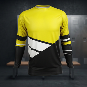 Maillots de vélo de montagne respirants à manches courtes, cyclisme, descente, motocross, MX, VTT, BMX, vêtements de sport grande taille, % polyester - Product Image 3
