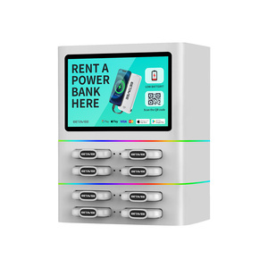 Stazione di ricarica portatile OEM ODM a 8 slot per power <span class=keywords><strong>bank</strong></span> con funzione di scansione QR Code per uso commerciale - Product Image 1