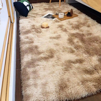 Tapis Shaggy de luxe pour la décoration intérieure Doux Long Pile Polyester Peluche Grande Taille Haute Qualité Fabriqué à la Machine pour le Salon