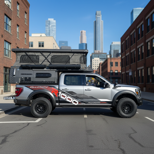 Caja de Carga Desmontable para Camioneta 4x4, Personalizada, de Aluminio Ligero, Impermeable, con Techo Rígido y Toldo, Equipo para RV Todoterreno - Product Image 1