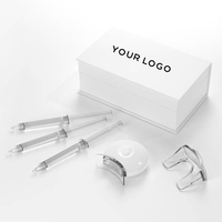 Système de Blanchiment Dentaire Avancé Homologué CE, Kit Portable Sans Fil à Lumière LED pour Dents, Minuteur 10 Minutes, Logo Personnalisé