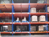 Estante de flujo de paleta de rodillos de alta densidad industrial