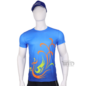 High Quality Unisex Short Sleeve Sport Activewear Breathable Promotional T-Shirt with Custom Logo for Marathon Events