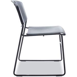 Silla Escolar Apilable de Resina Alera, Soporta 275 lb, Altura del Asiento 18.50\", Respaldo y Base Negros, 4 por Caja - Product Image 6
