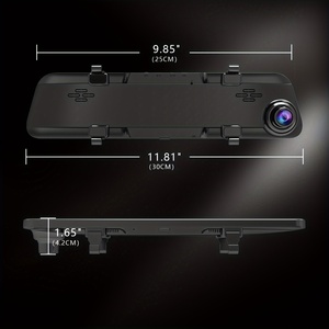 Cámara de Retrovisor con Espejo de 12 Pulgadas, 4K, GPS, 2160P, Full HD, Impermeable, WDR, para Autos y Camiones, Asistencia de Estacionamiento, 1 Año de Garantía - Product Image 3