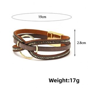 Bracelet Punk Clouté – Fournisseur Vérifié White Label – Qualité Supérieure – Cadeau de Fêtes pour Femme – Rétention de Couleur Technique Longue Durée - Product Image 1