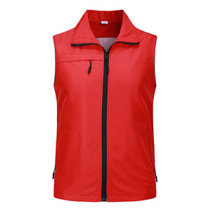 Gilet de sécurité réfléchissant jaune en tissu fin unisexe pour l'automne - Product Image 2