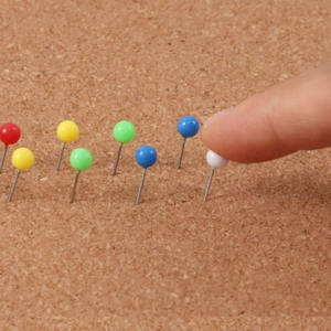 Pin de Mapa Metálico con Cabeza de <span class=keywords><strong>Bola</strong></span> Colorida para Oficina - Product Image 6