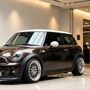 Rines Forjados Estilo LM de <span class=keywords><strong>15</strong></span>, 16 y 17 Pulgadas, 4x100, 4x108, 5x100, Negro Mate, Cóncavos, 5 Radios, para MINI Cooper R50, Cooper S R53 - Product Image 4