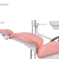 Fauteuil dentaire ergonomique et confortable pour jeunes et professionnels, avec position synchronisée intégrale, modèle TS-6830 LADY PINK