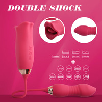 Kovida Großhandel G-Punkt Klitoris Rose Vibrator Sexspielzeug Massage Masturbation Erotikspielzeug Automatische Dildos für Frauen