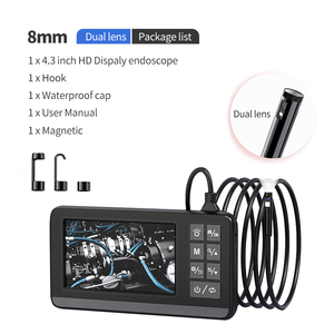 Lancol P005 công nghiệp nội soi borescope Máy ảnh ống kính kép 8 mét linh hoạt Công cụ Chẩn đoán ô tô nội soi - Product Image 1