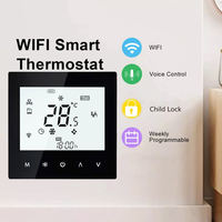 Thermostat intelligent Wi-Fi pour climatiseur central, contrôleur de température pour unité de ventilo-convecteur 2/4 tuyaux à 3 vitesses