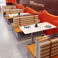 Ensemble table et chaises en acier inoxydable XZY pour restaurant, usage hôtelier, mobilier commercial